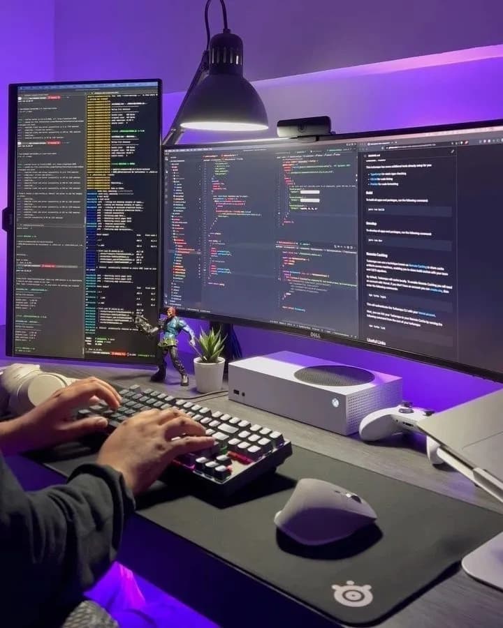 Professional collaborating on AI and software strategy